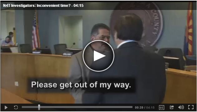 Response from Supervisor Elias - get out of my way