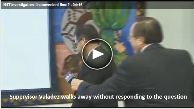 Response from Supervisor Valadez - walk away